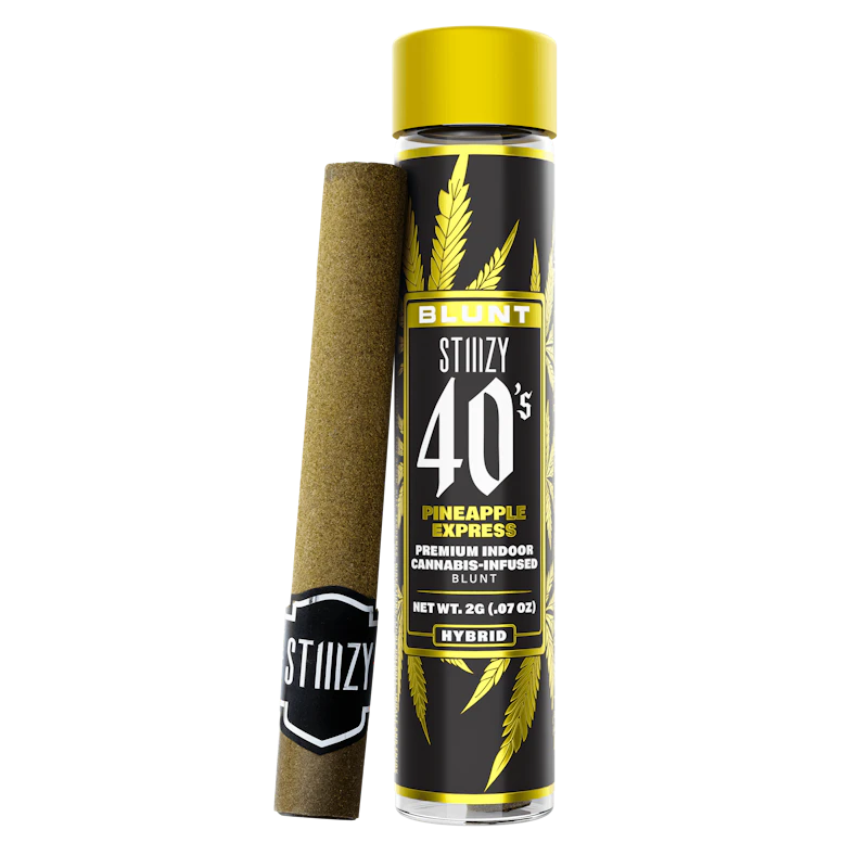 STIIIZY - PINEAPPLE EXPRESS - 2G 40's Infused Blunt, Infused Pre-Rolls