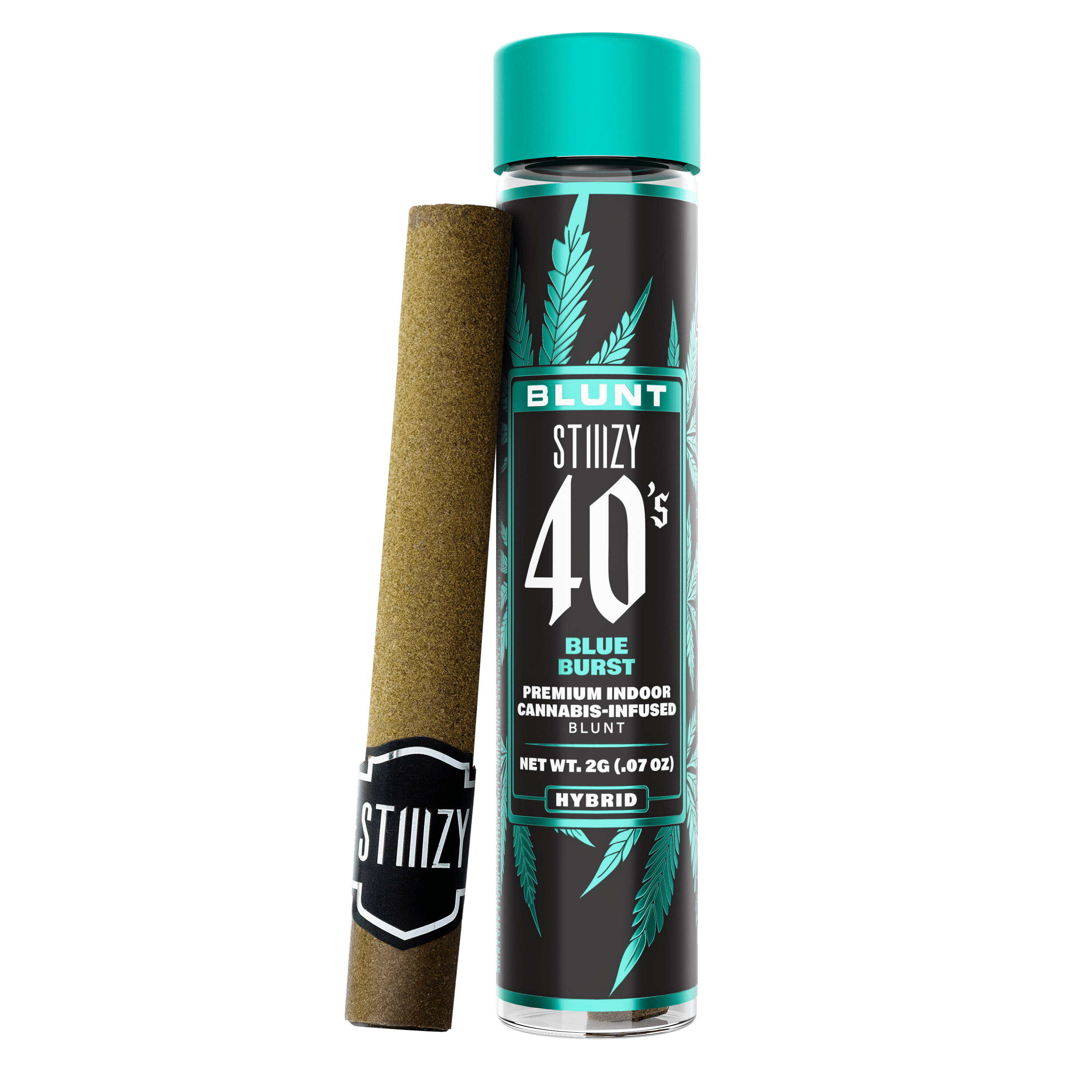 STIIIZY - BLUE BURST - 2G 40's Infused Blunt — Infused Pre-Rolls
