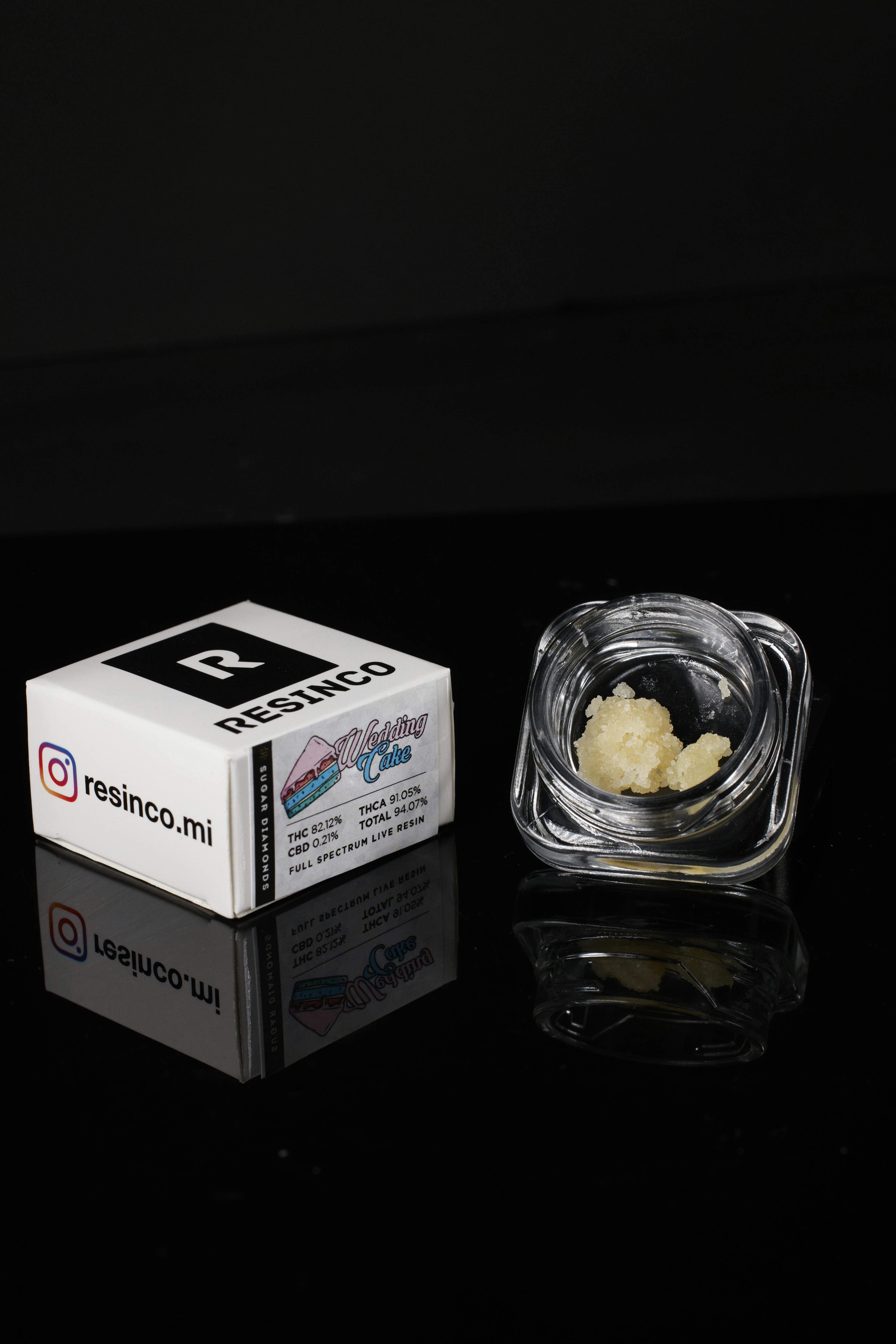 Wedding Cake Live Resin Sugar Diamonds at Olean's Northport - Recreational Cannabis Leelanau County and Traverse City