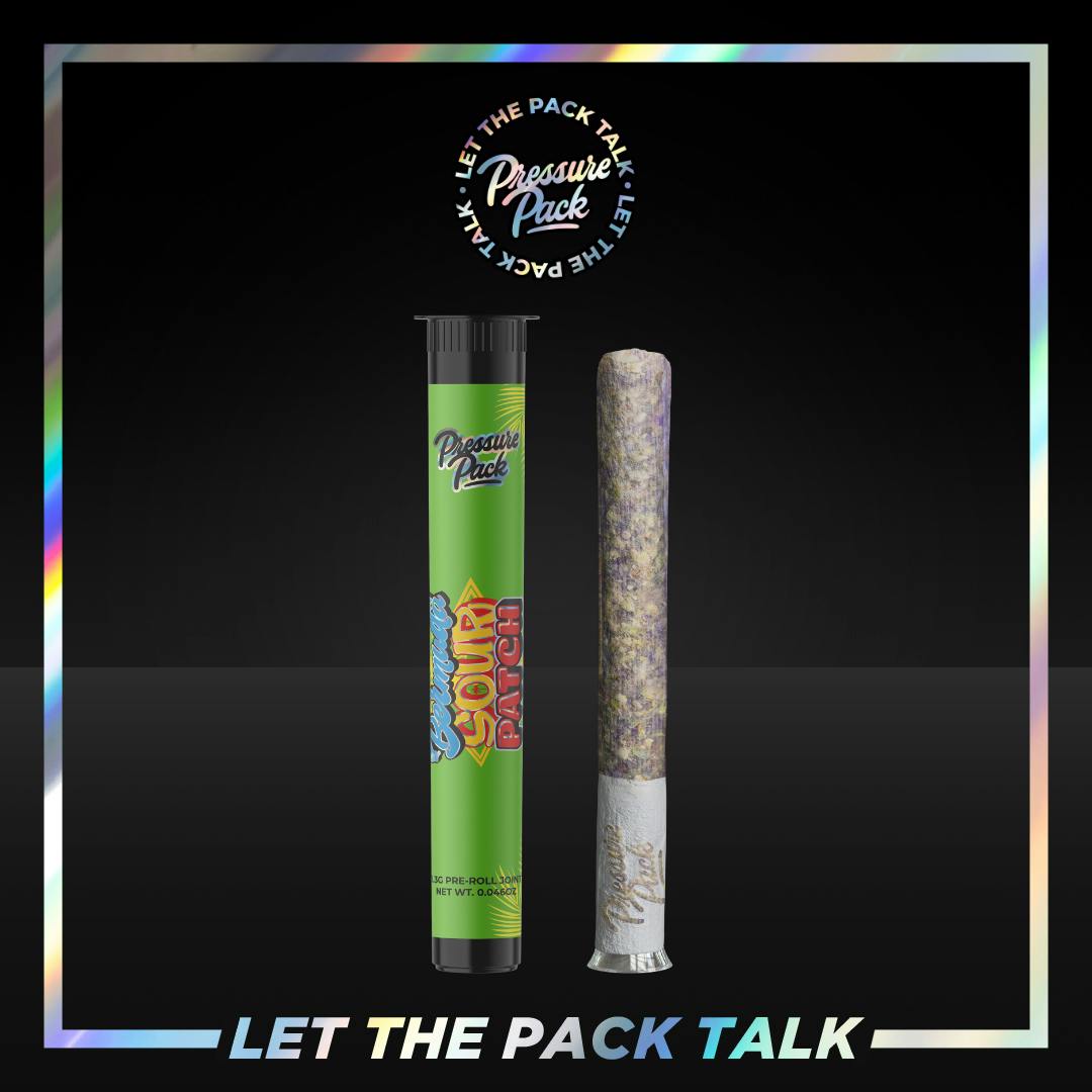 Pressure Pack Bermuda Sour Patch Pre-Roll 1.3g