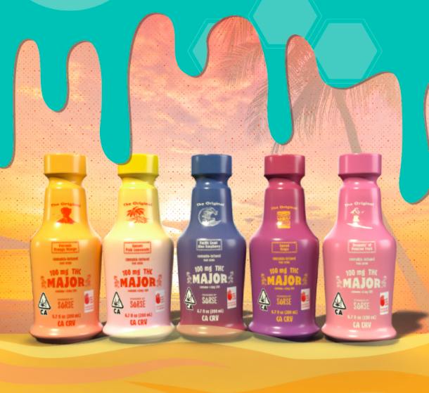 Major - 100mg THC Sunset Pink Lemonade