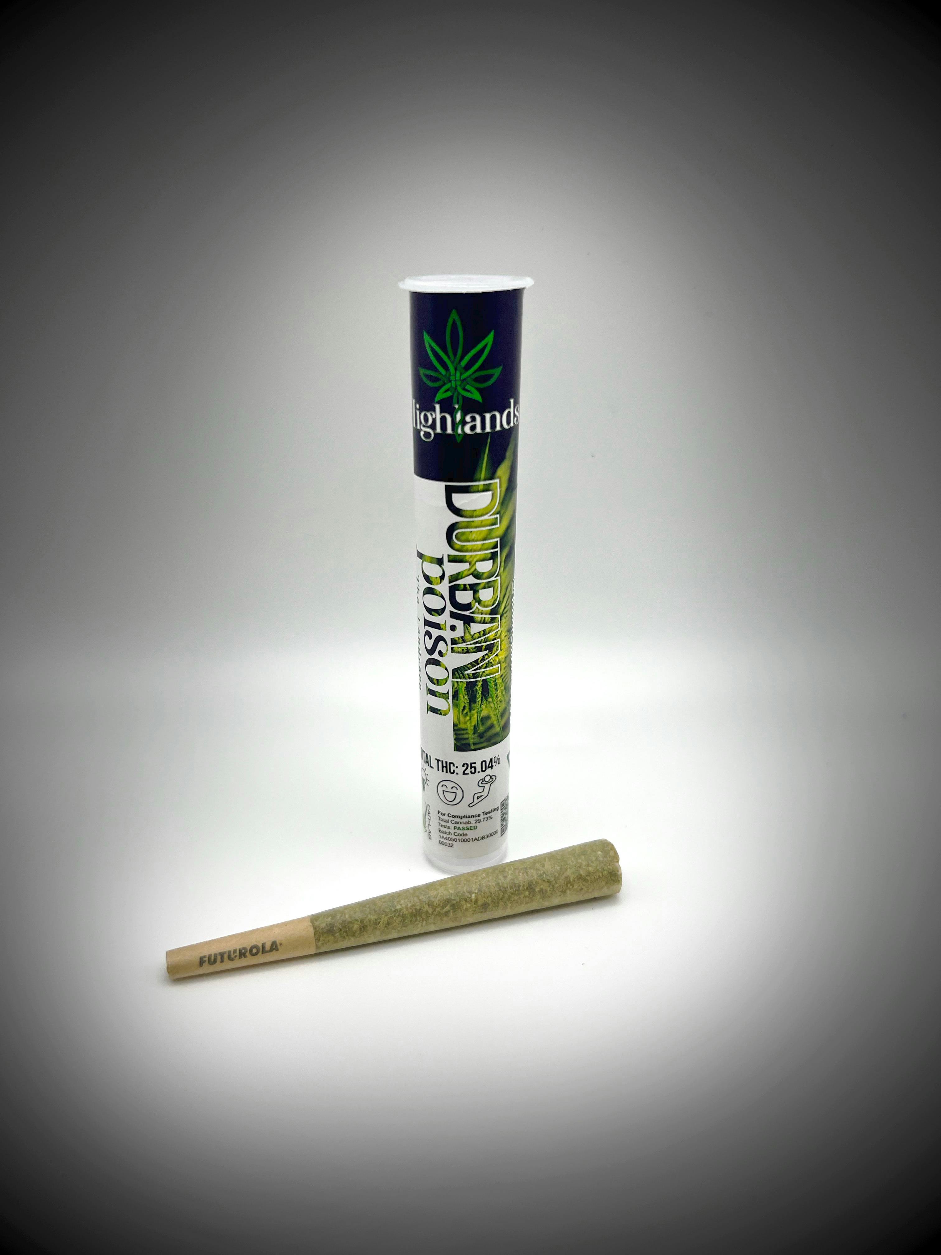 Durban Poison | 1g Premium Pre Roll