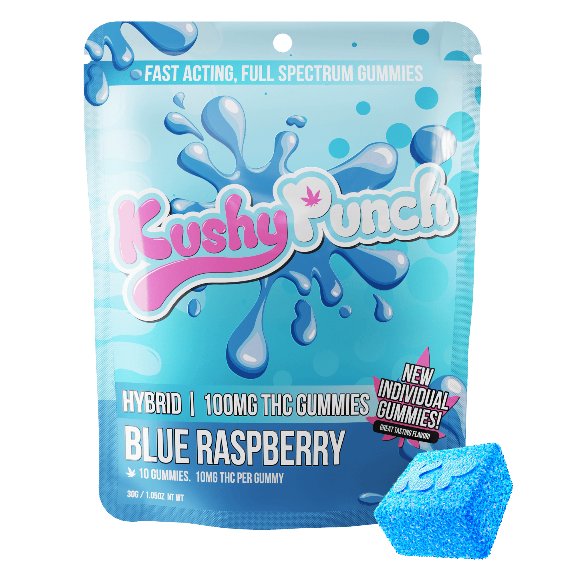 Kushy Punch: Blue Raspberry Individual