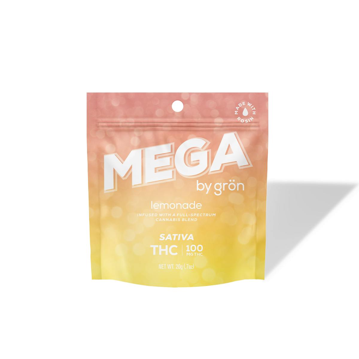 [REC] Grön | Lemonade Mega Pearl | 100mg/10pk Soft Chews