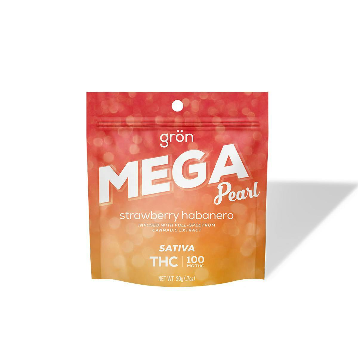 Grön Edibles: Strawberry Habanero Mega Pearl