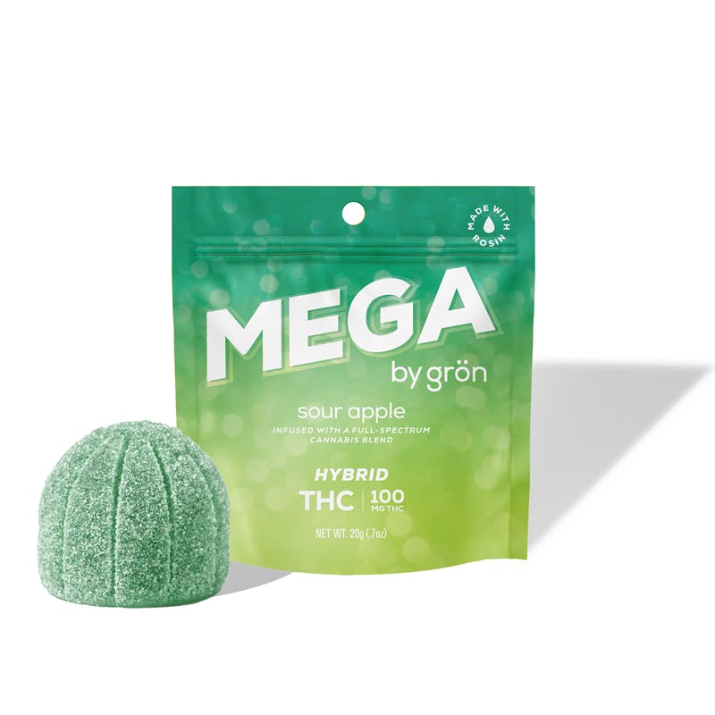Grön THC Sour Apple Mega Pearl - Hybrid