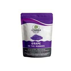 Grape THC Gummies 10mg/pc 300mg Total - Indico