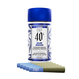 - BLUE DREAM - .5G 40's Infused Preroll 5 Pack