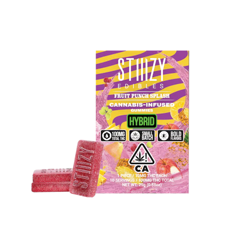STIIIZY - FRUIT PUNCH SPLASH - Gummies 100mg THC Edible, Edibles