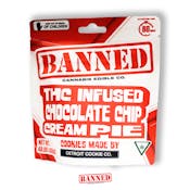 Banned | Infused Chocolate Chip Cream Pie | 200mg