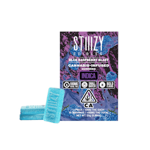 STIIIZY - Blue Raspberry Blast - 100mg Gummies THC (Stiiizy)