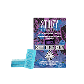 - BLUE RASPBERRY BLAST - Gummies 100mg THC Edibles