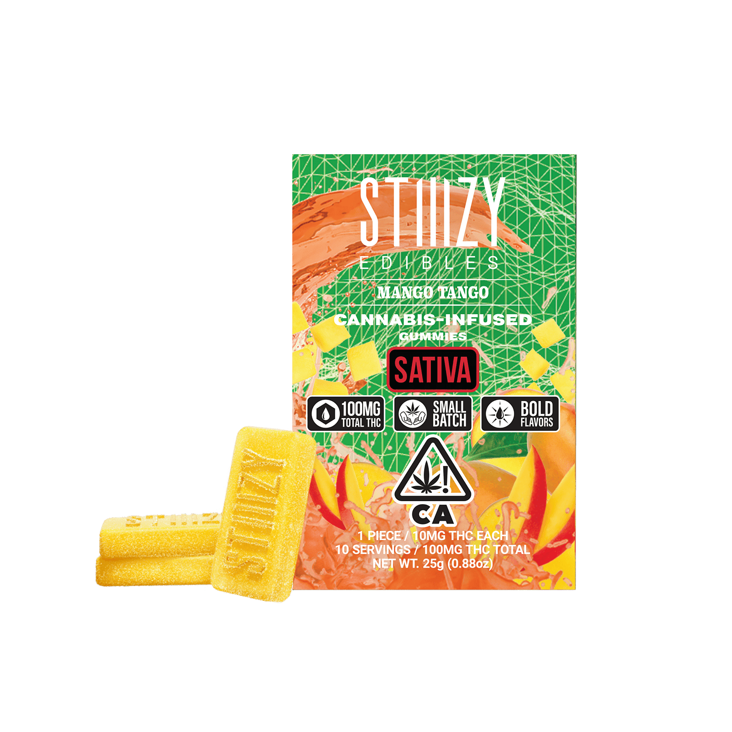 STIIIZY - MANGO TANGO - Gummies 100mg THC Edibles — Edibles
