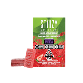 - SOUR STRAWBERRY - Gummies 100mg THC Edibles