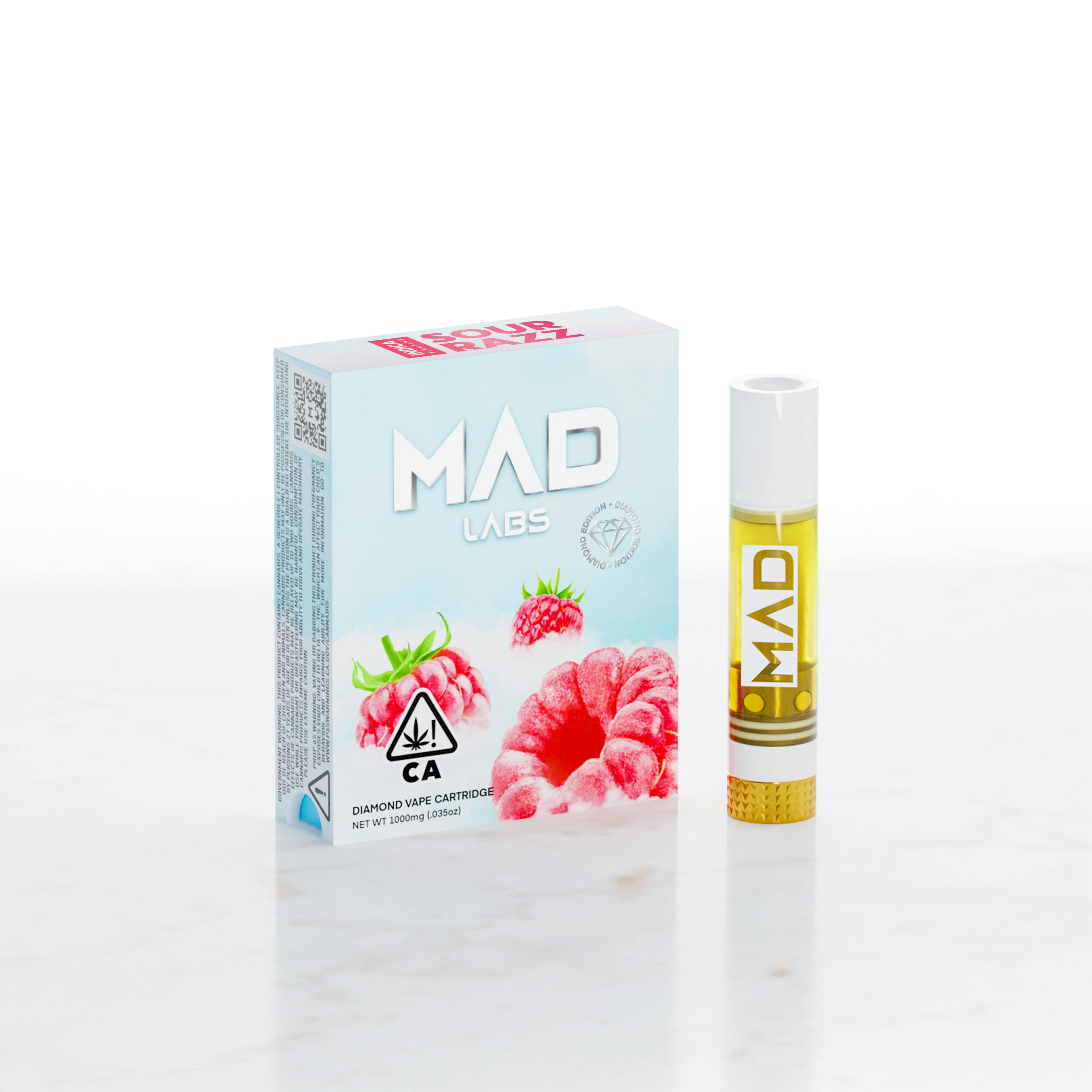 Mad Labs Sour Razz Cartridge Diamond Edition 1G Mad Labs