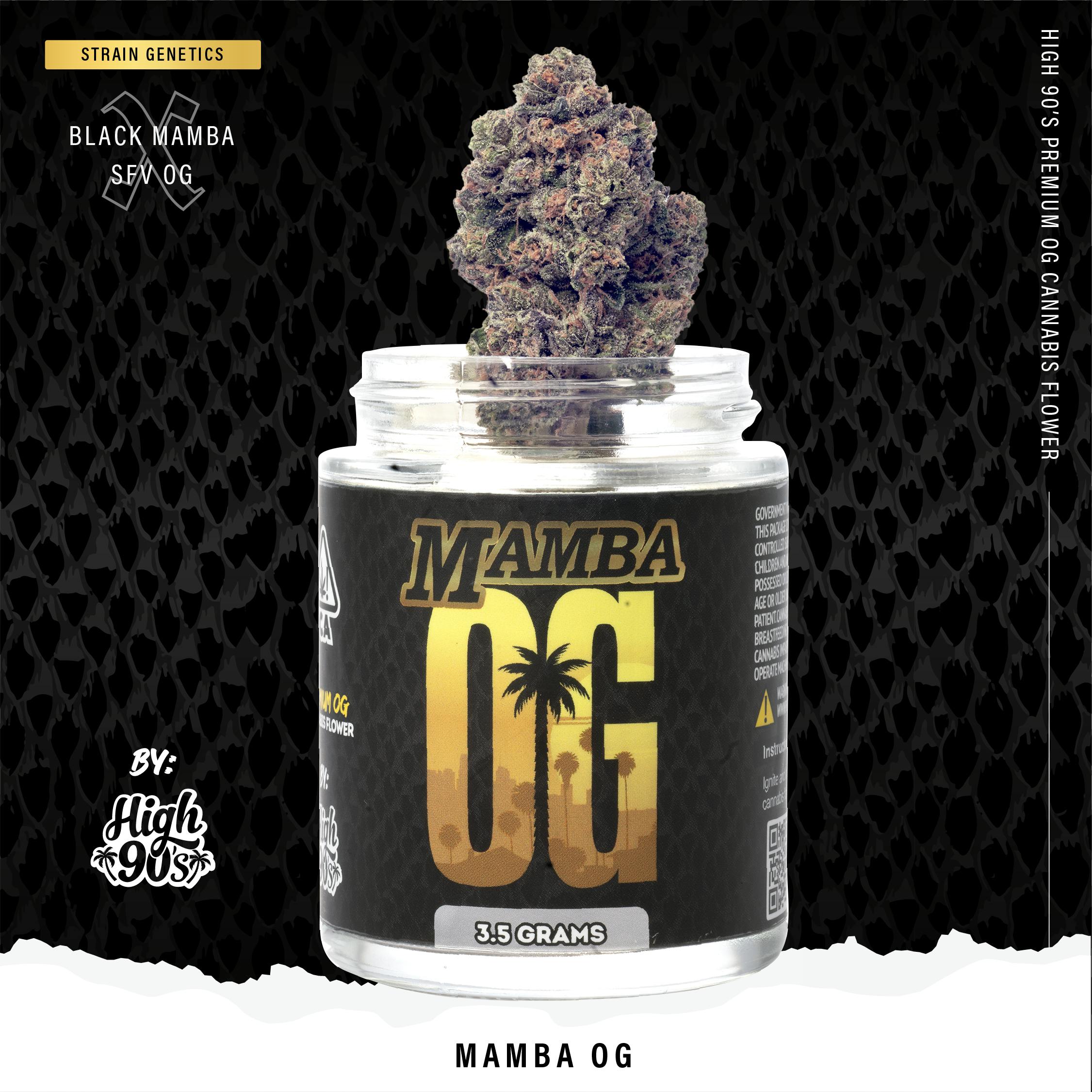 High 90s : Mamba OG 3.5g Flower - HIGH 90s