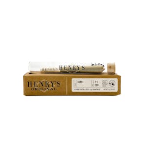 HENRY'S ORIGINAL - Henry's - Preroll - Coast - 2:1 CBD:THC - 1g