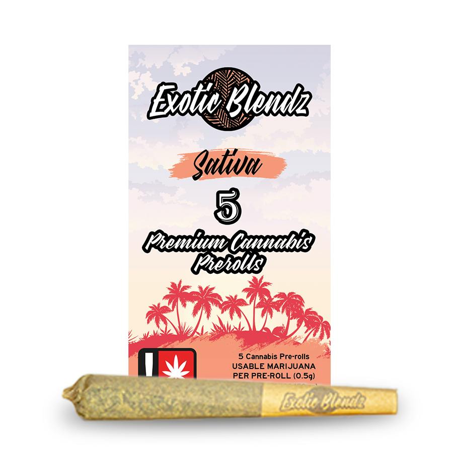Exotic Blendz Sativa 5-pack