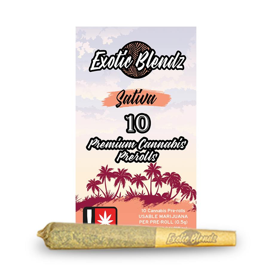 Exotic Blendz Sativa 10-pack