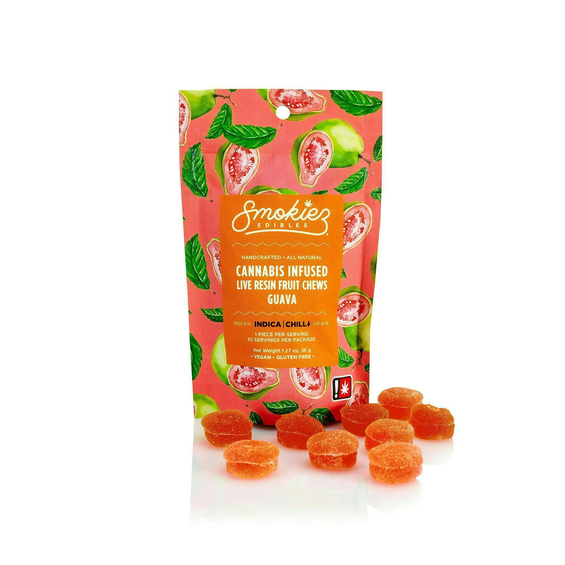 Guava Live Resin Gummies | 100mg | 10ct | 10mg/ea