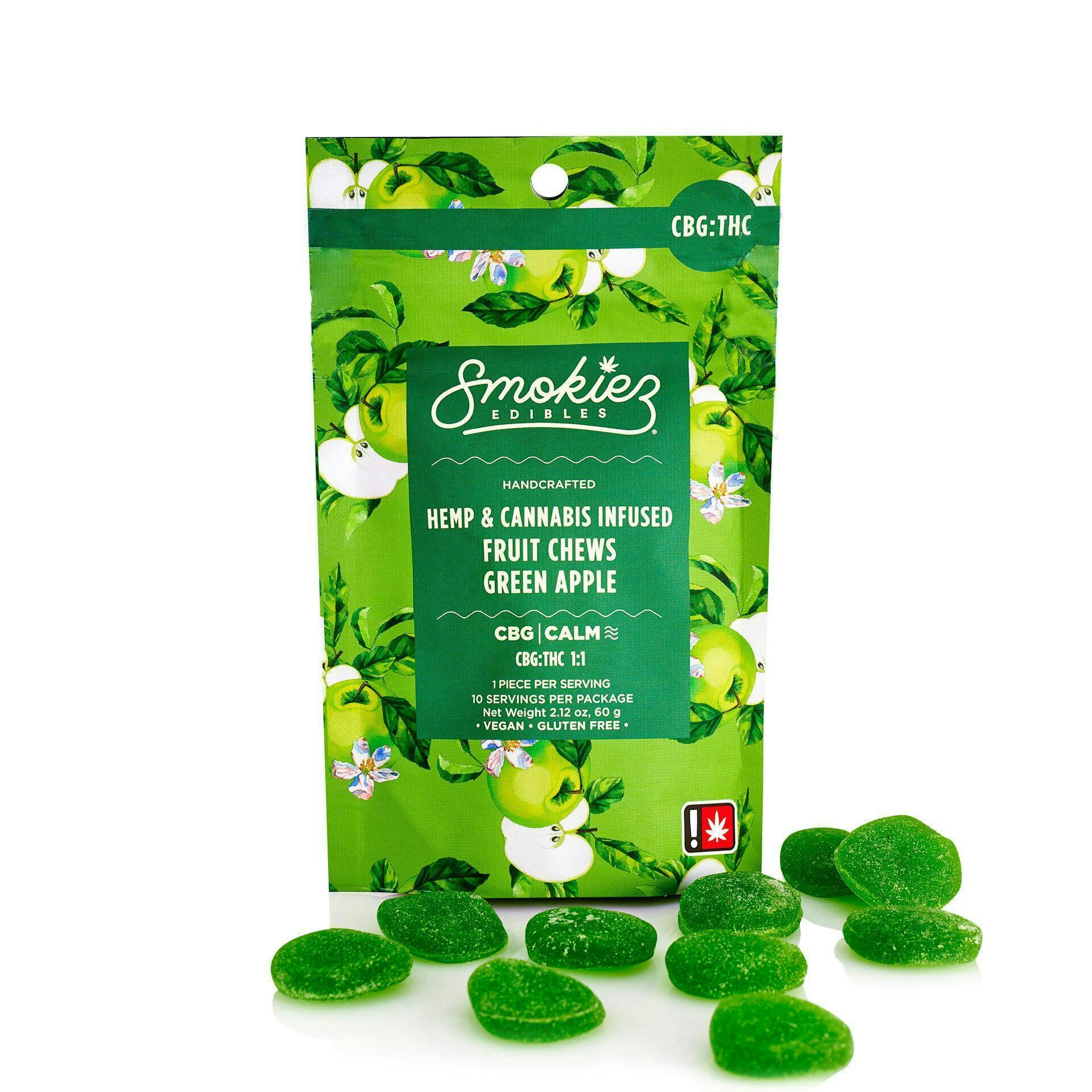 Smokiez Edibles: Green Apple Fruit Chews - :1