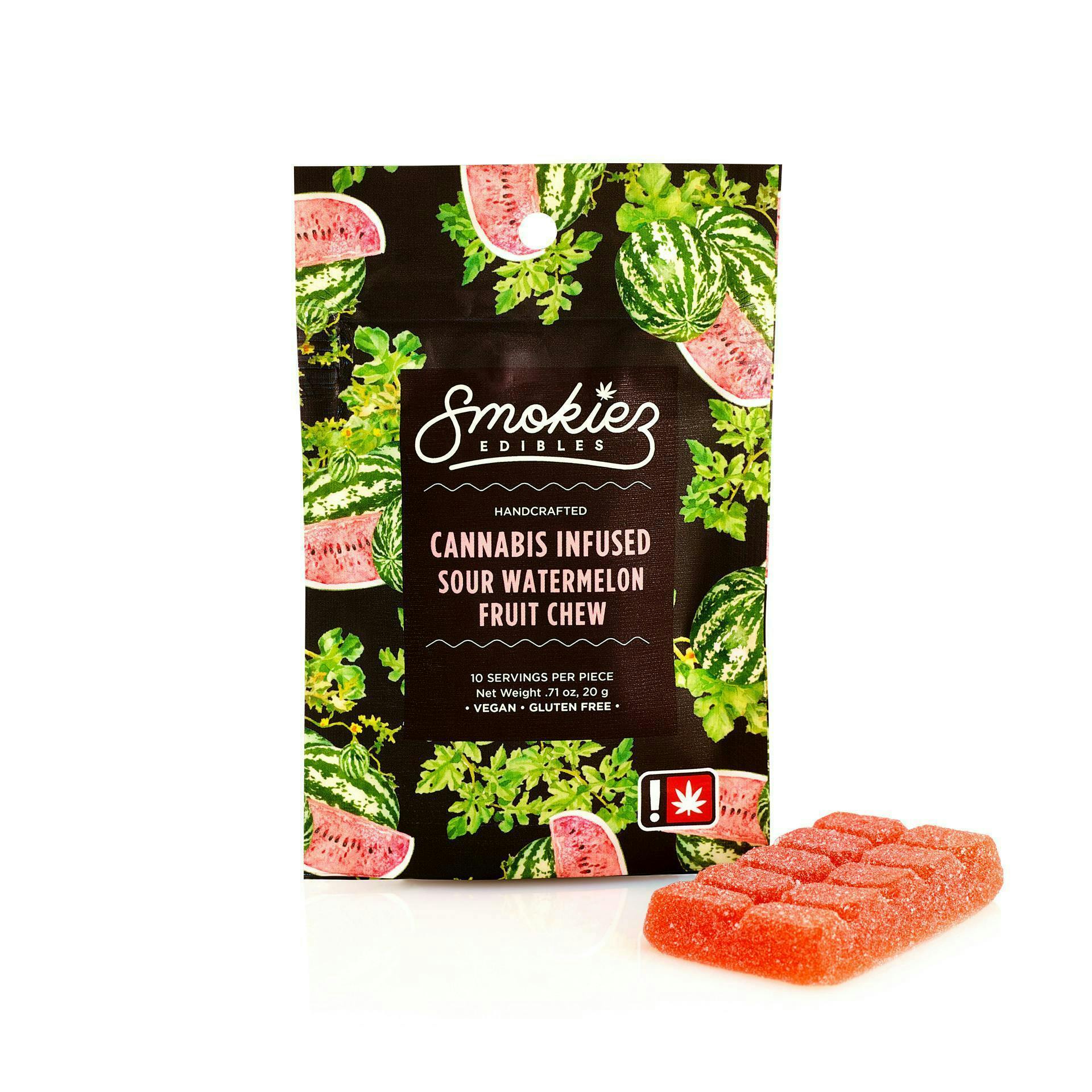 Smokiez Edibles: Sour Watermelon Fruit Chew