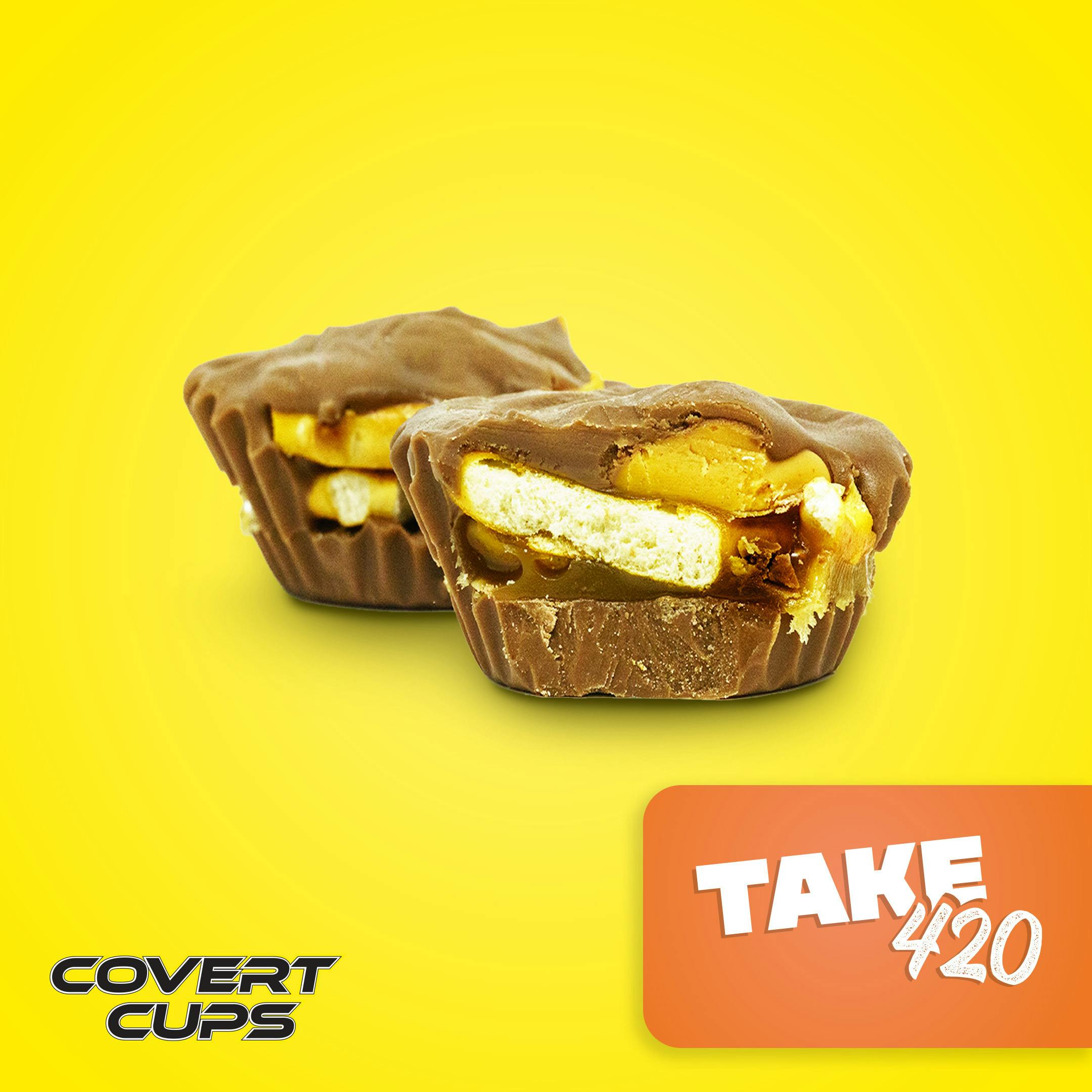 TAKE420 - 100MG Chocolate Cups - Covert Cups - REC