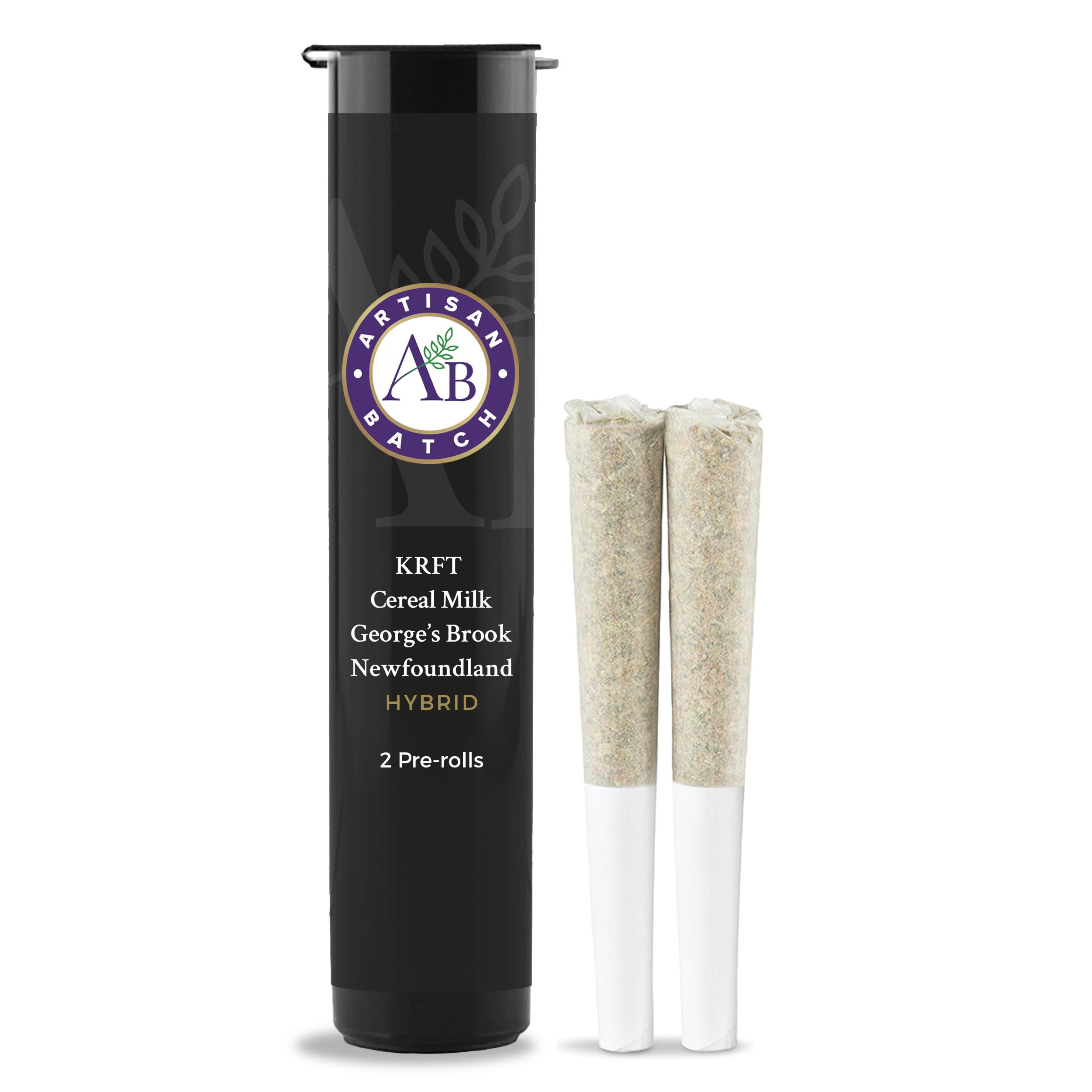 Artisan Batch krft Cannabis Cereal Milk PreRolls Weedmaps