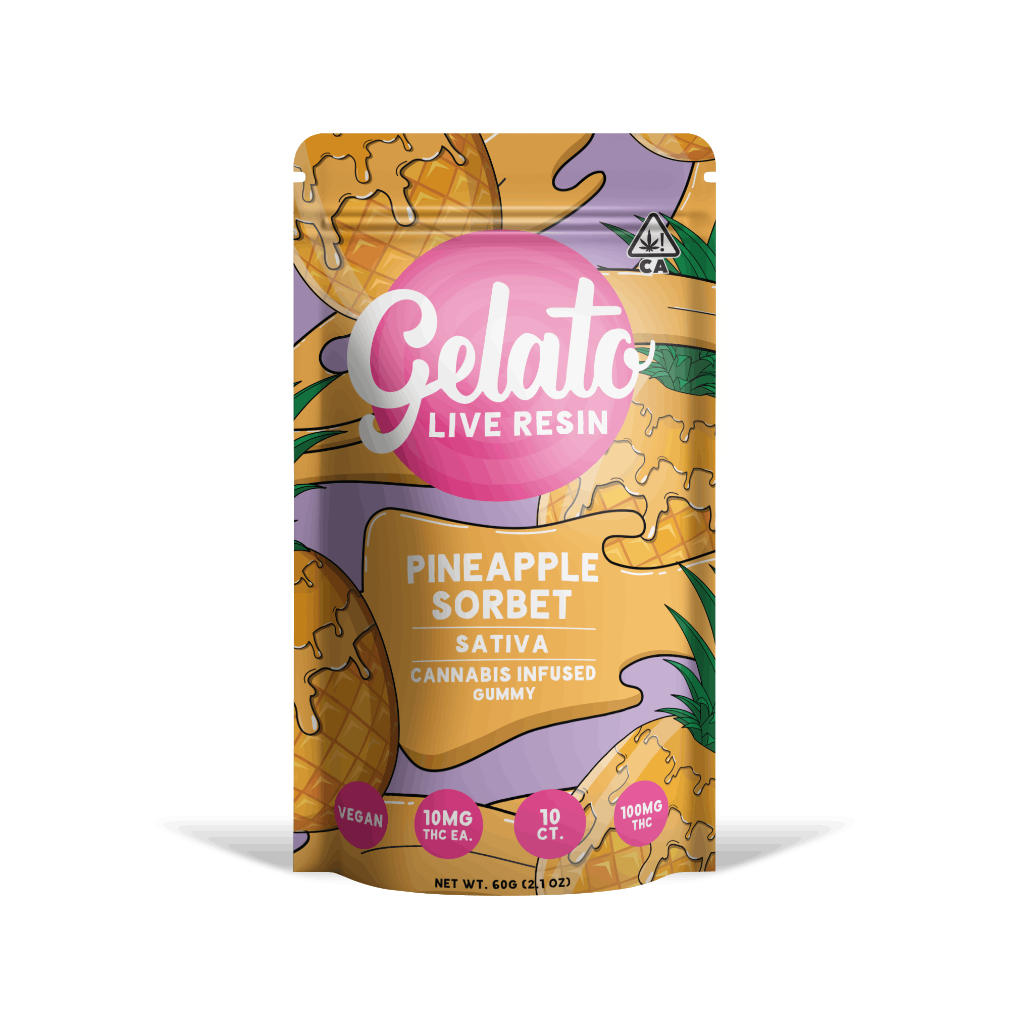 Gelato — Pineapple Sorbet