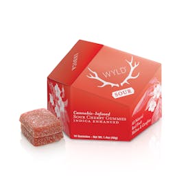 Sour Cherry Indica Enhanced Gummies