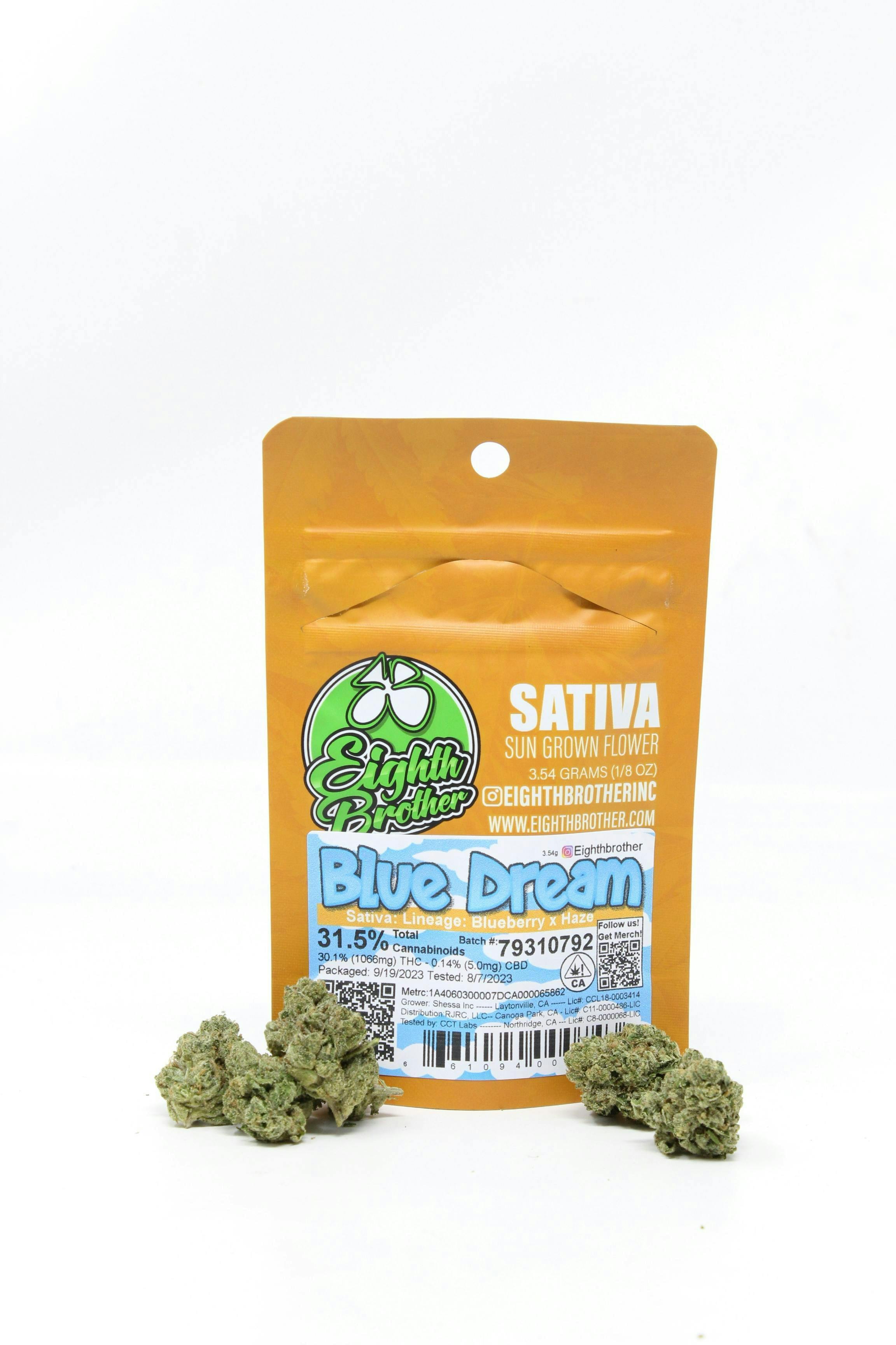 Blue Dream (3.54g - 1/8 oz) - Eighth Brother