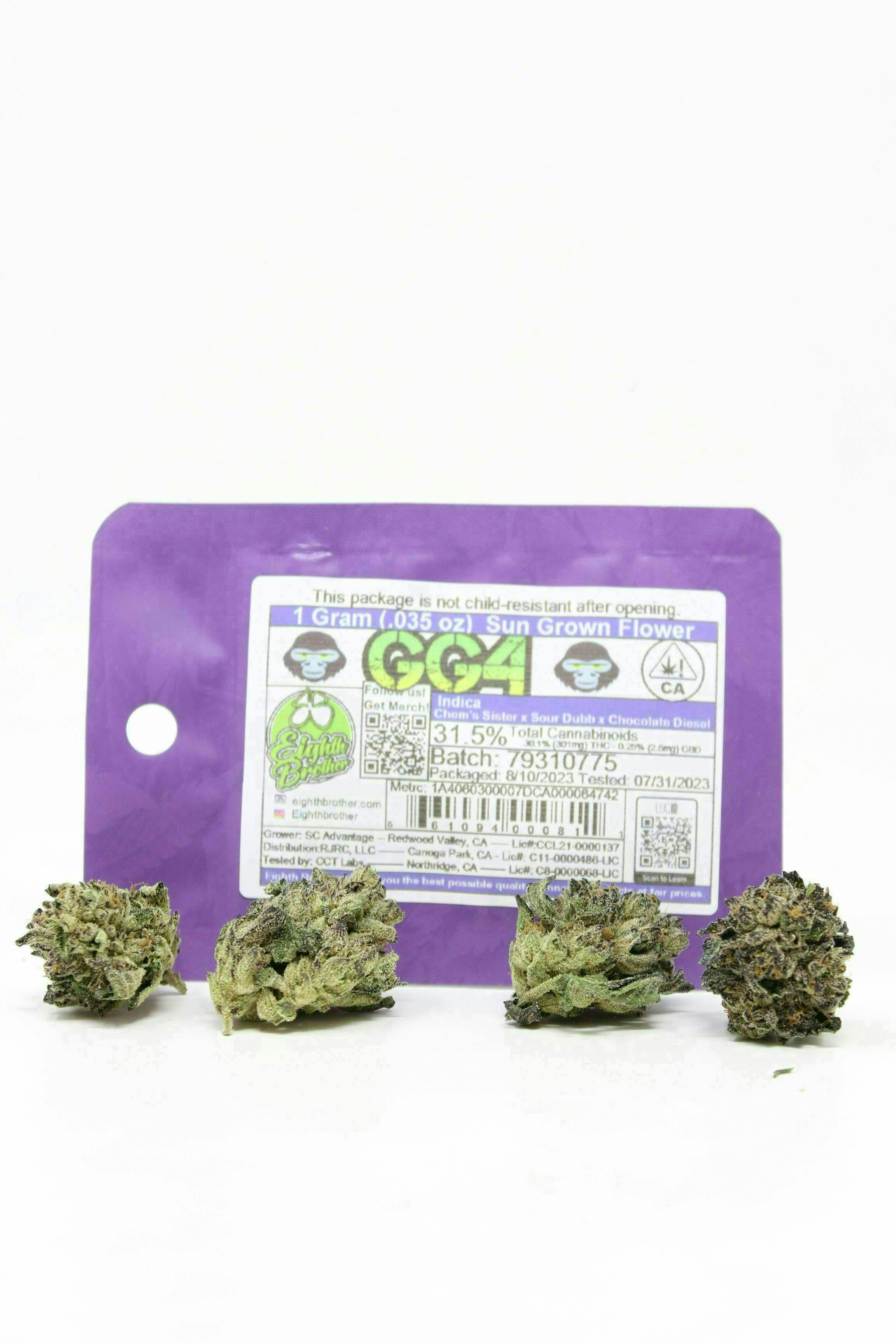 Eighth Brother | GG4 | Flower | 1g - Orange Delivery - San