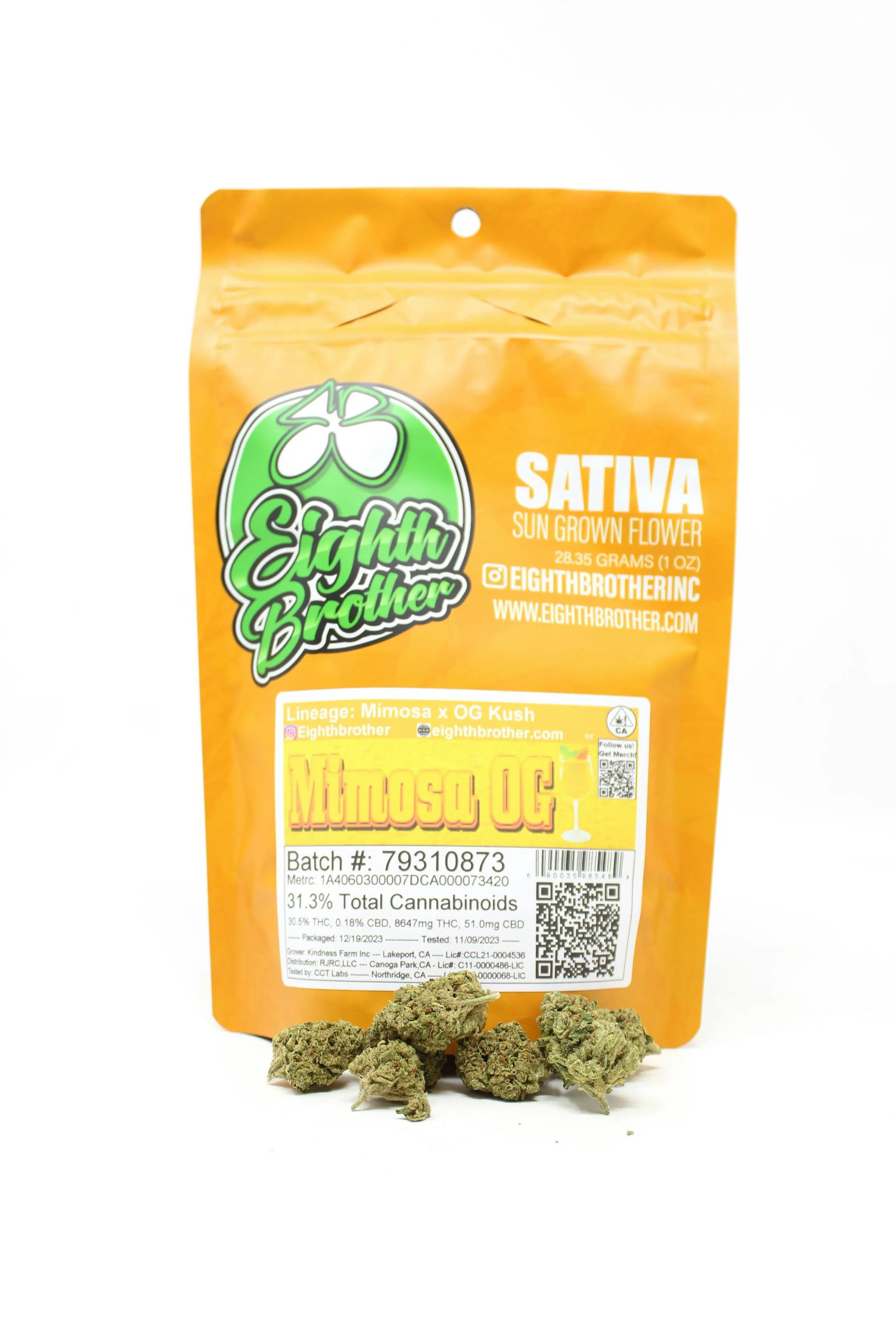 Eighth Brother - Eighth Brother - Flower - Mimosa OG - 28g Main Image