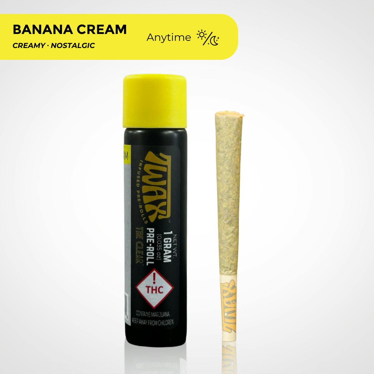 TWAX Infused Pre-roll 1.25g | Banana Cream