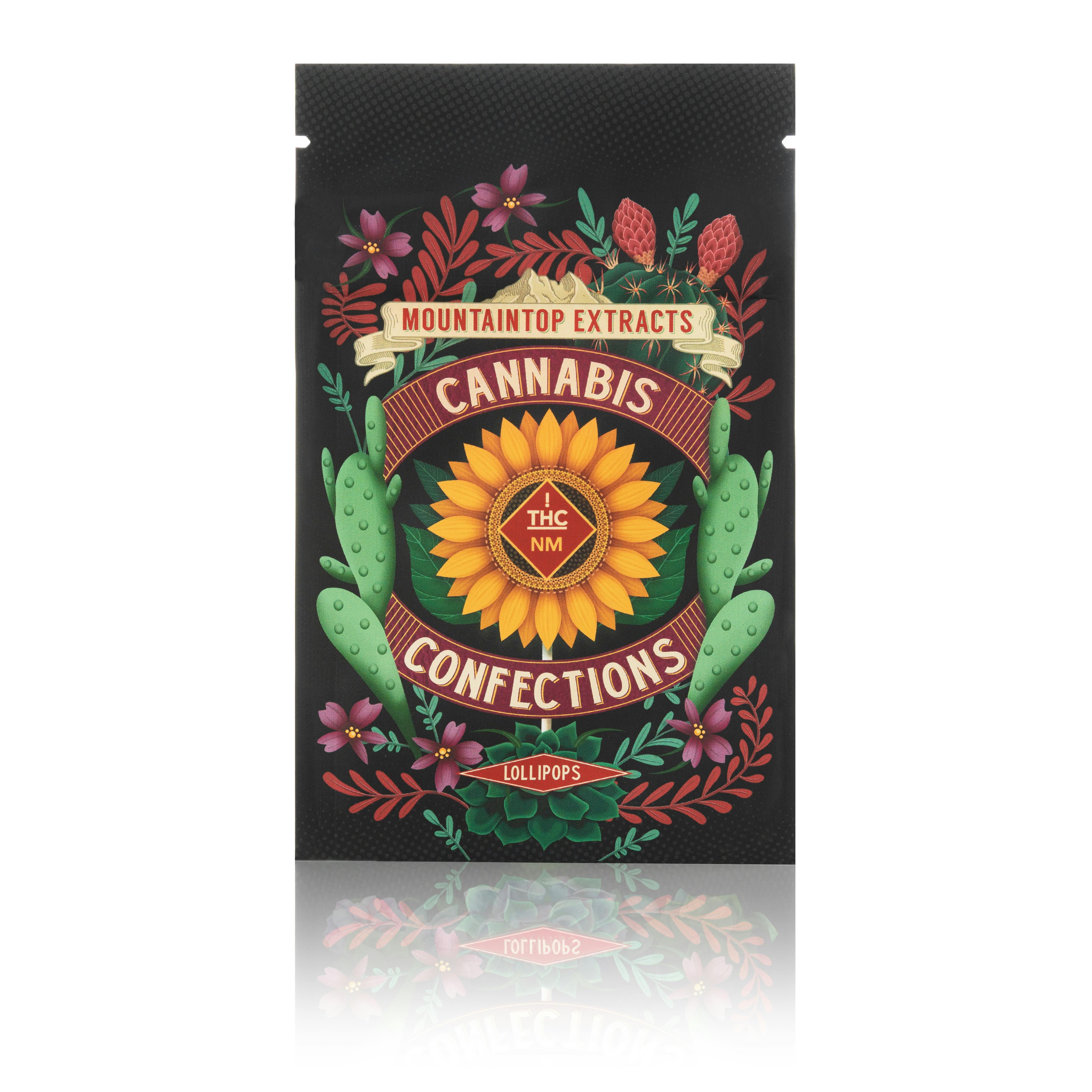 Mountaintop Extracts Sour Pineapple Lollipop 50mg (Sativa) at Black Powder Dispensary