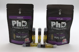 Pharmicated 510 Thread Vape Cart - 1000 mg - Grape Ape (I)