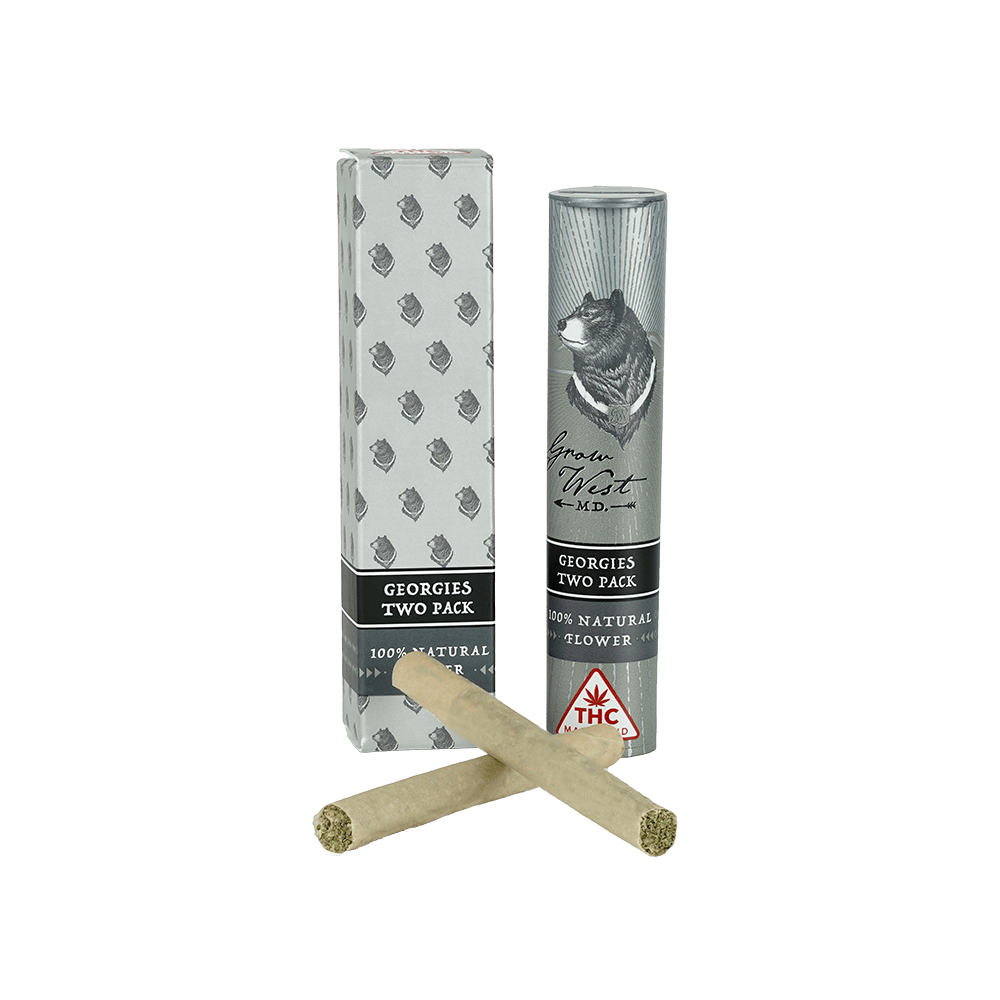 Cherry Chocolate Widow | Georgies | 2 Pack Pre-Roll | 1g