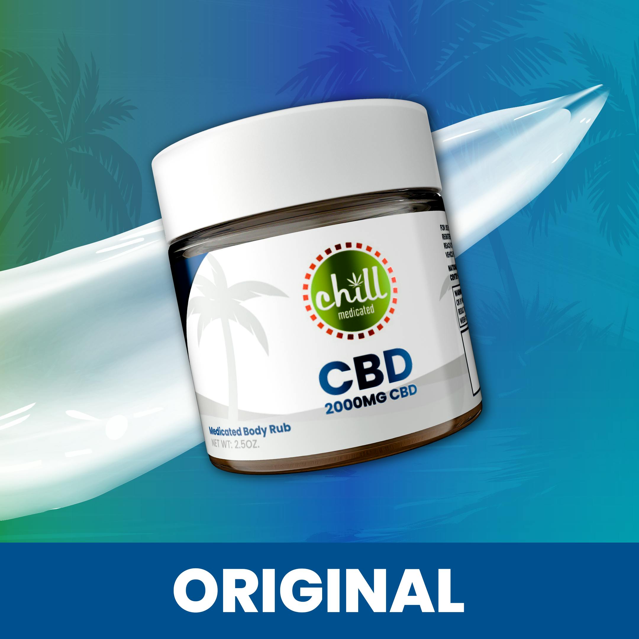2000mg CBD | CBD Body Rub | Chill Medicated | REC - Chill Medicated