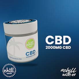 2000mg CBD | CBD Body Rub | Chill Medicated | MED