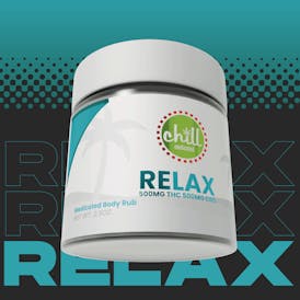 500mg THC : 500mg CBD | RELAX Body Rub | Chill Medicated | MED