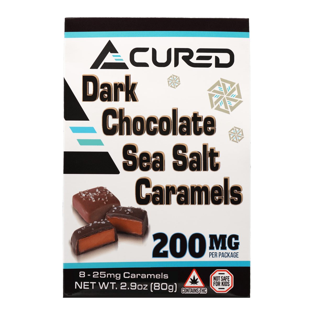Dark Chocolate Sea Salt Caramels by Cured