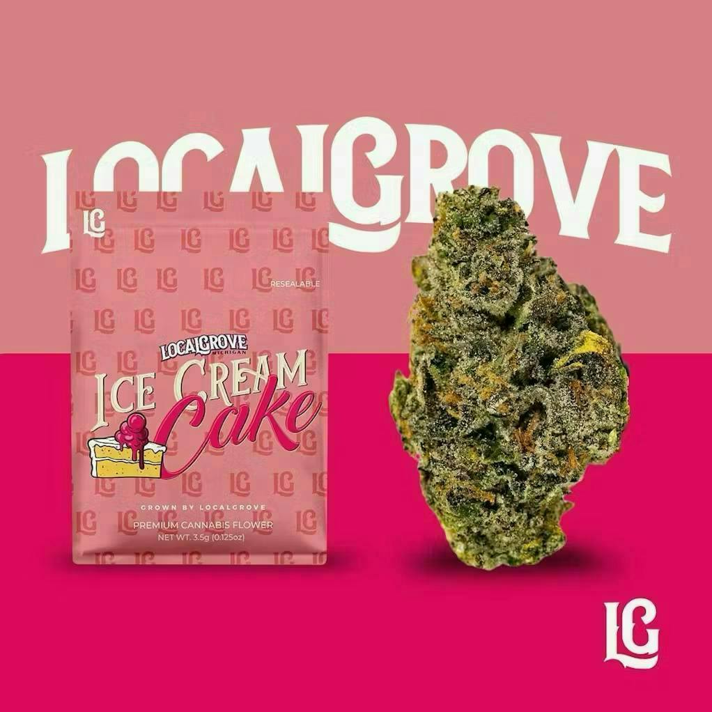 Local Grove Prepackaged Flower | Ice Cream Cake | 3.5G by Local Grove