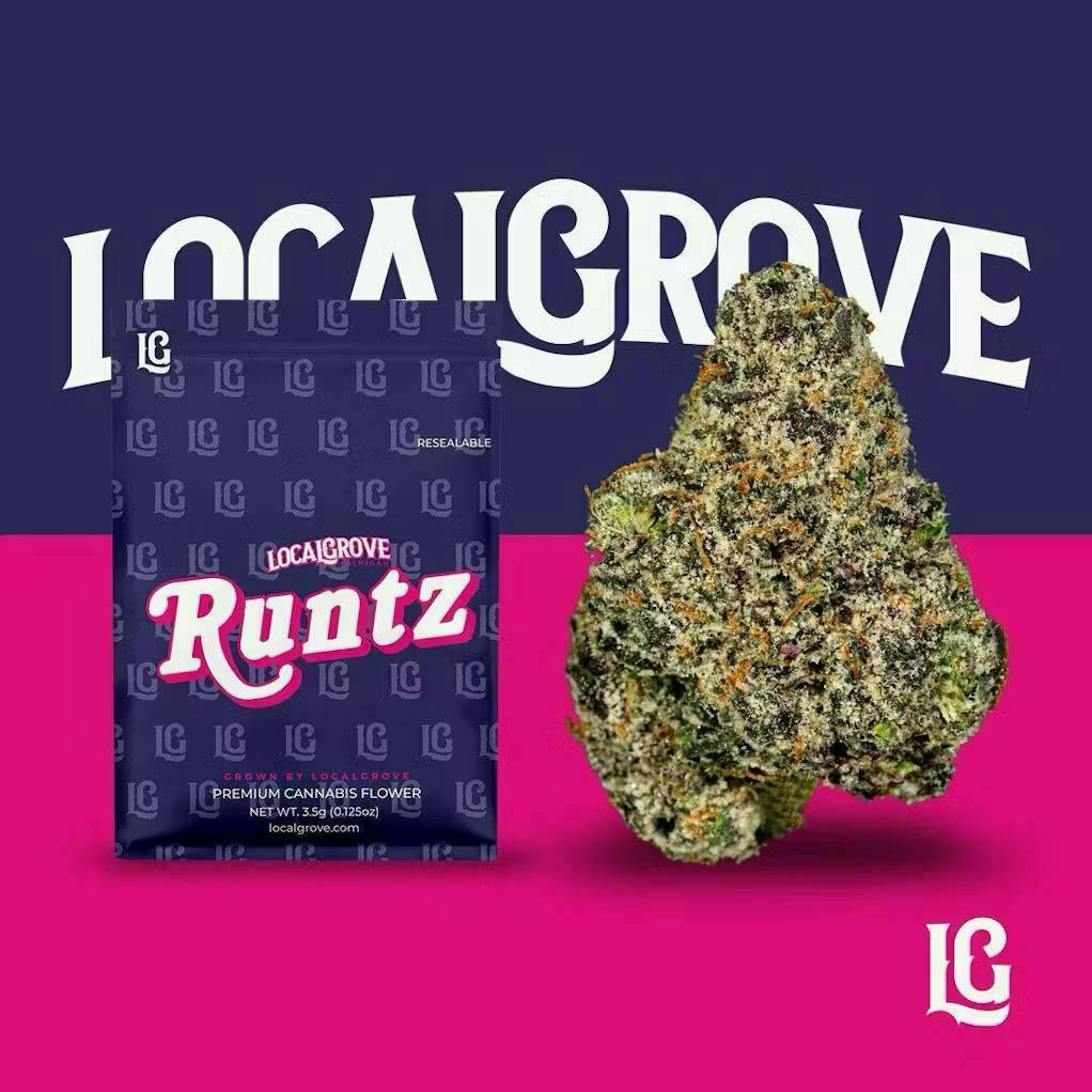 Local Grove Prepackaged Flower | Runtz | 3.5G - Local Grove