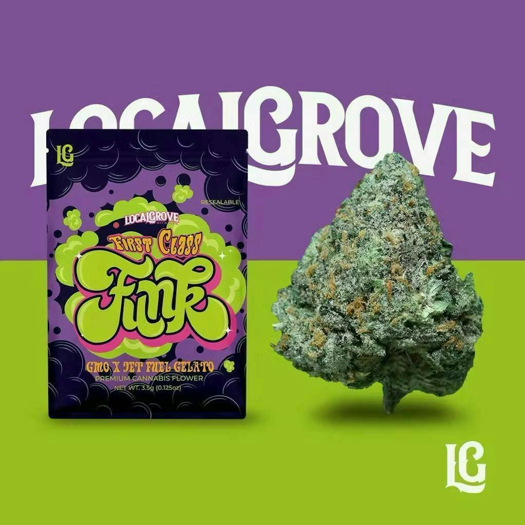 Local Grove Prepackaged Flower | First Class Funk | 3.5G - Local Grove