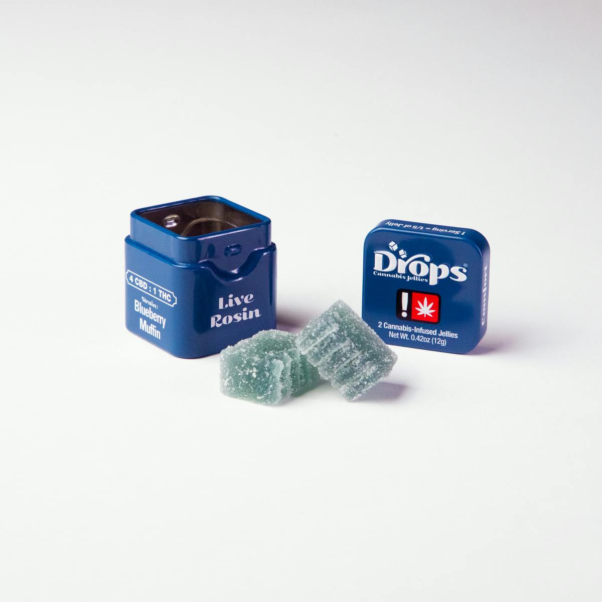 Drops – Blueberry 2-Piece (4:1 CBD:THC)