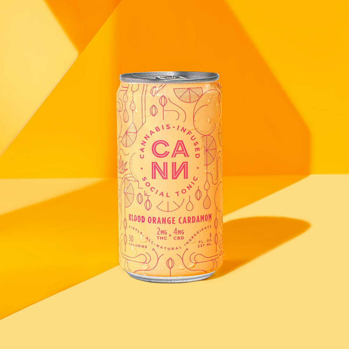 Blood Orange Cardamom Social Tonic (6pk)