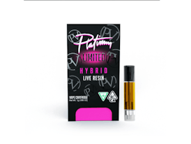 Platinum Vape LIVE RESIN Animal Mintz (Hybrid) 510 thread cartridge 1g