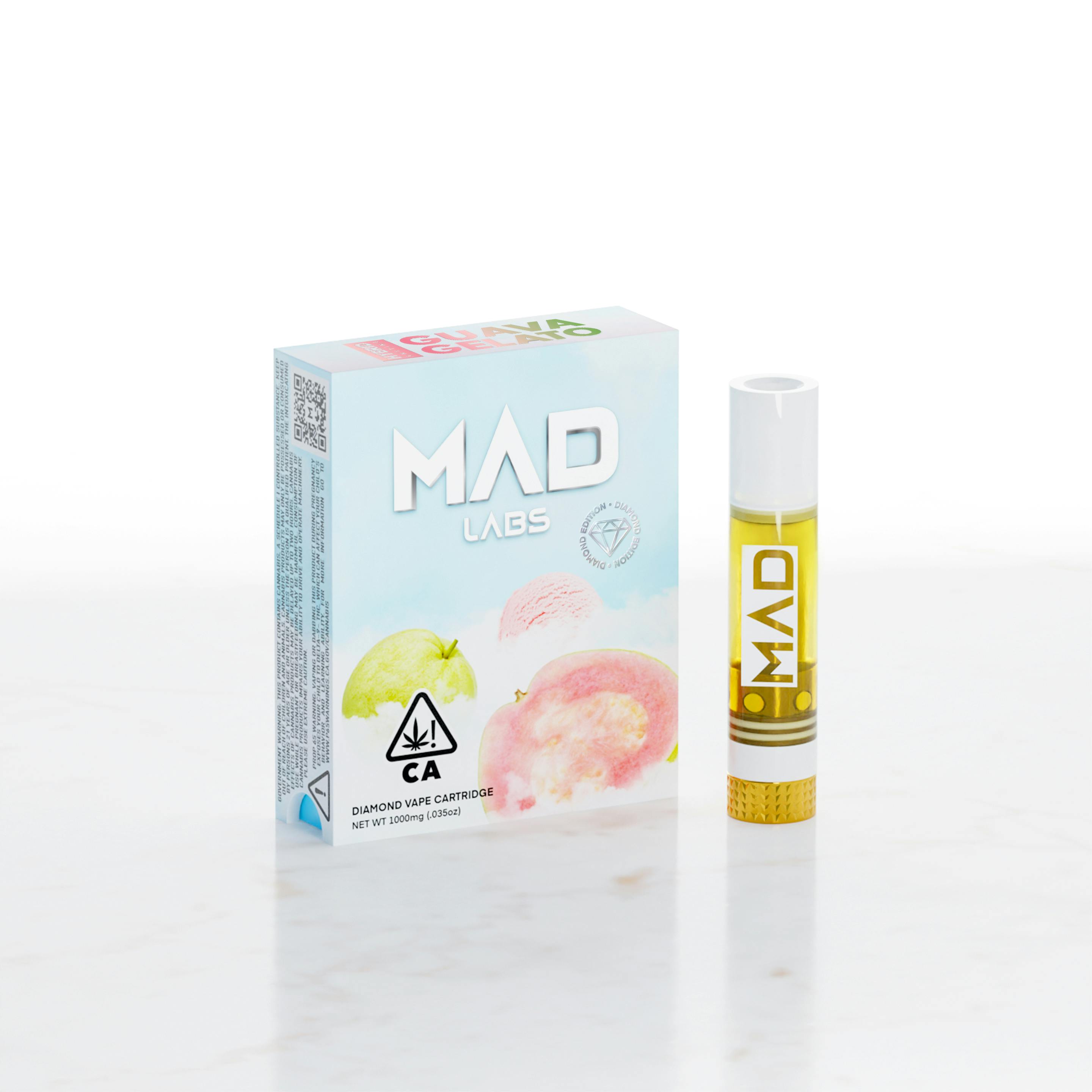 Mad Labs - Guava Gelato - Cartridge Diamond Edition 1G - Mad Labs