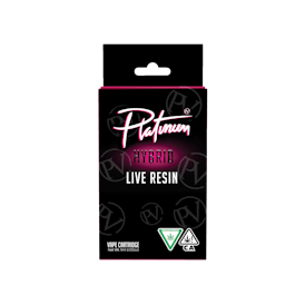 Platinum Vape LIVE RESIN Banana Munson OG (Hybrid) 1g Cartridge