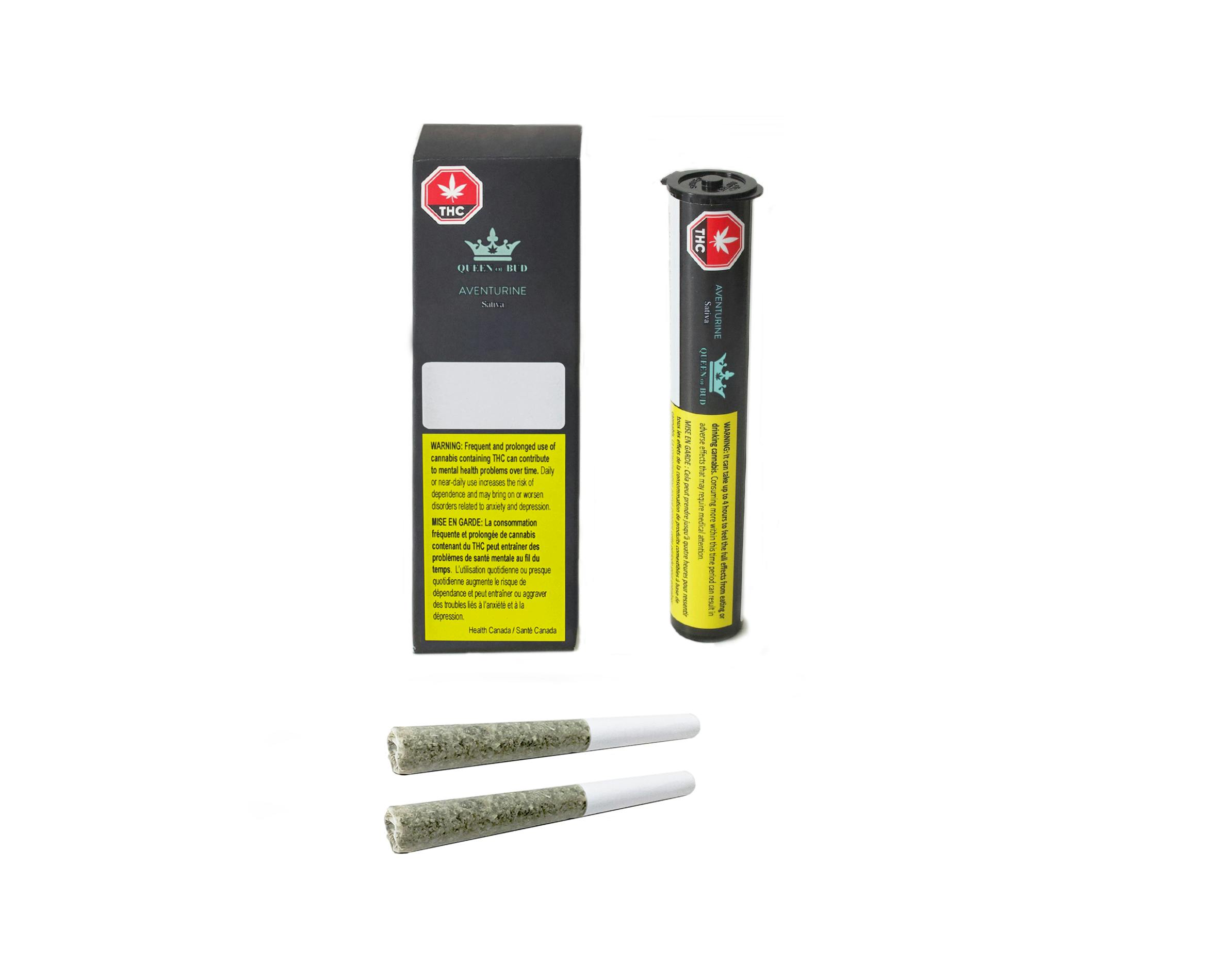 Queen of Bud Aventurine 2 x 0.5g Pre-Rolls